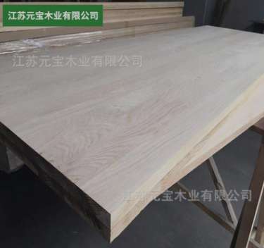 北美进口实木拼版美式家居美国白橡直拼板衣帽间桌面书桌定制台面