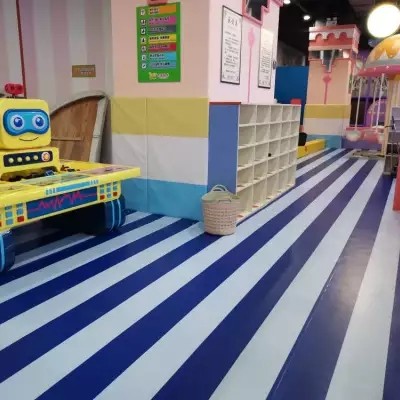 乐佑地板 定制PVC塑胶地板室内定制地胶 塑胶地板 商用地板 幼儿园教室地胶图4
