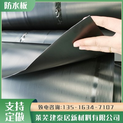 现货供应防水板 鱼塘填埋场藕池防渗膜 养殖场隧道建筑材料防水板图1