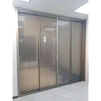 厂家供应铝合金门16窄边隔音隔热推拉门阳台客厅新中式门窗图5