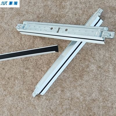 烤漆龙骨厂家现货销售黑线32凹槽T型烤漆龙骨 岩棉玻纤吊顶用图3