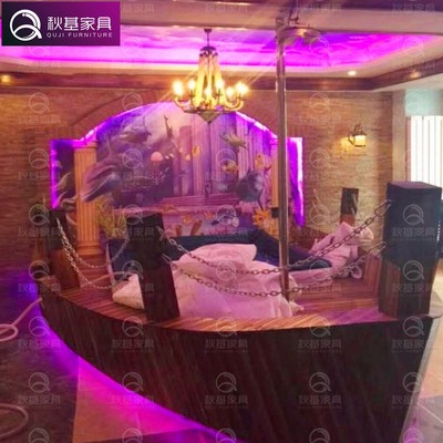 海盗床船型床情趣床电动床泰坦尼克情趣家具情趣床电动床情趣水床图2
