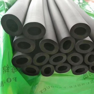厂家橡塑保温管 红蓝两色海绵管太阳能隔热 空调管管道吸音降噪管图3