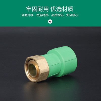 活动接头 伟星同款前置过滤器小活接 ppr管件水表铜接头弯头厂家图3