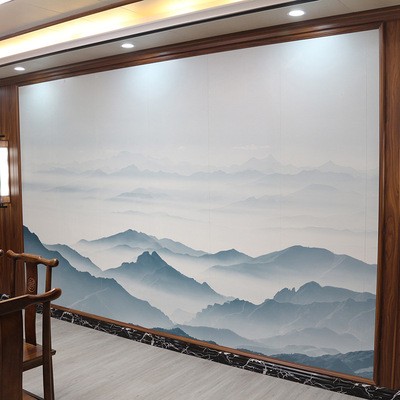 电视背景墙 竹木炭纤维集成墙板 8D浮雕效果 量大优惠 山东济宁图2