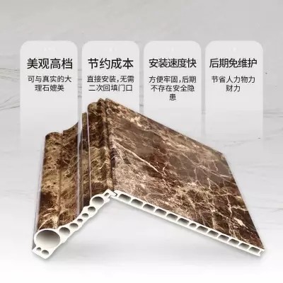 仿石材电梯石塑门套线 石塑电梯门套线图3