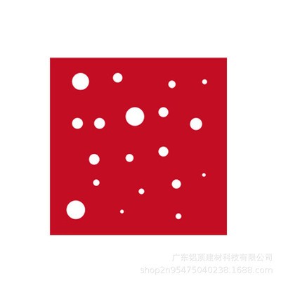 商务会所门头墙面冲孔铝单板氟碳漆喷涂铝合金铝板雨棚装饰材料图4
