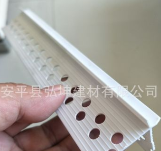 厂家供应 PVC海棠角阳角线 外墙真石漆仿瓷阳角修边条 30*30mm图3