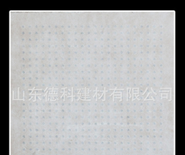 山东德科穿孔防火石膏 覆膜石膏板吊顶天花板图书馆吸音板图4