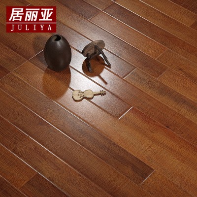 12mm强化复合木地板环亮面保高光个性艺术防水耐磨家用图4