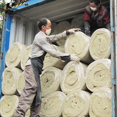 阻燃防火憎水岩棉毡 幕墙保温隔热棉卷毡 钢结构铝箔岩棉保温毡图3