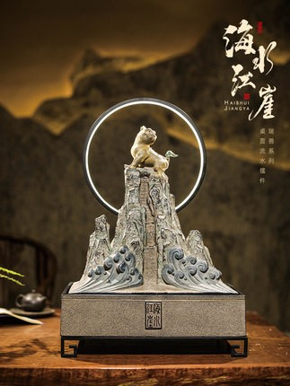 汉韵堂玄关流水摆件客厅招财装饰品镇宅摆设创意室内家居桌面水景图1