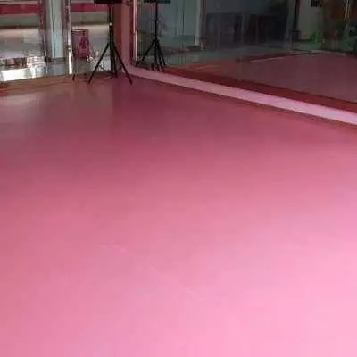 瑜伽室PVC地胶 舞蹈学校地板 塑胶舞蹈地板 少儿舞蹈地胶PVC高弹舞蹈地胶 舞蹈训练营PVC地胶图3
