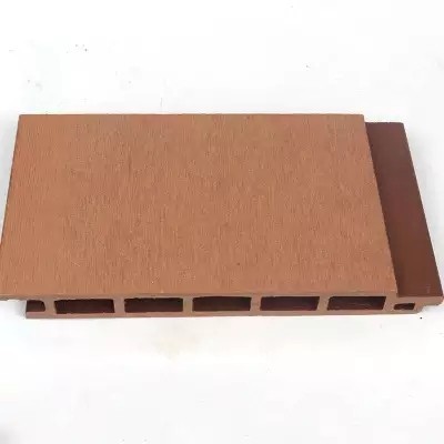 云南木塑外墙板，红之森塑木外墙装饰材料，别墅外墙用图3