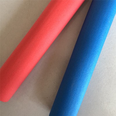 现货供应 红蓝橡塑海绵保温管 地暖水管用彩色橡塑保温管图2