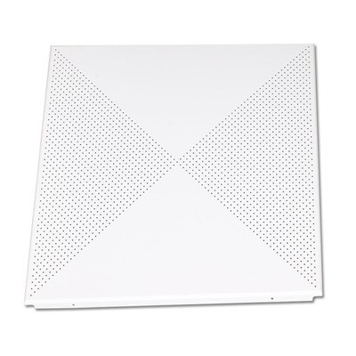 现货铝扣板600X600 冲孔铝扣板吊顶 办公室机房工程微孔铝天花板图5