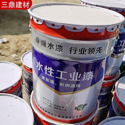 批发彩钢瓦翻新漆 钢结构防锈漆水性工业漆屋顶防锈漆水性金属漆图3