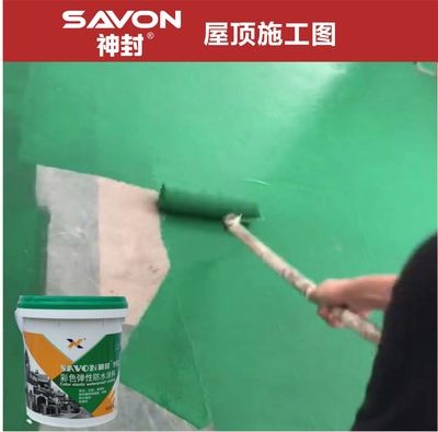 水性951彩色高弹聚氨酯防水涂料 屋顶防水补漏材料 装修防水工程图4