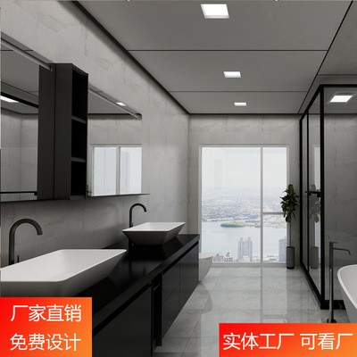 集成吊顶铝天花蜂窝大板吊顶板隔热隔音厨卫铝蜂窝铝板岩板图2