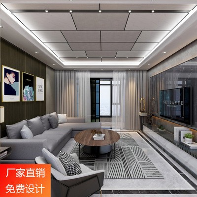 加厚铝蜂窝板客餐厅9.0mm蜂窝大板厨卫卡其色铝天花吊顶图2
