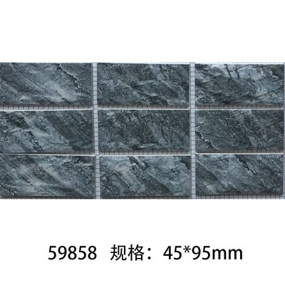 佛山 直供9D高清喷墨别墅自建房45*95mm全瓷外墙纸皮砖防水不退色图2