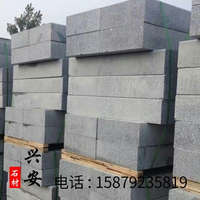 厂家供应芝麻白芝麻灰路牙石马路侧石路牙石花岗岩路缘石路沿石图2