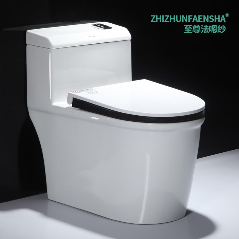 新款大口径家用马桶陶瓷坐便器连体防臭堵静音超炫喷射虹吸式马桶图4