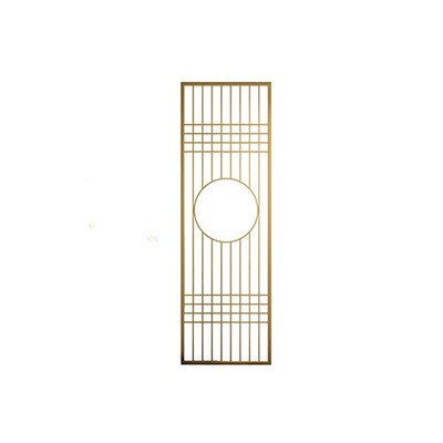 佛山厂家不锈钢屏风隔断玫瑰金SUS304别墅酒店售楼处屏风隔断图5