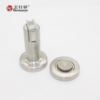工程装饰门用五金 强磁不锈钢门吸门挡 加粗双用房门防撞门吸门碰图3