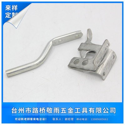 厂家直销 门栓重型铁插销 铁重型弹簧插销 防盗重型插销 品质图3