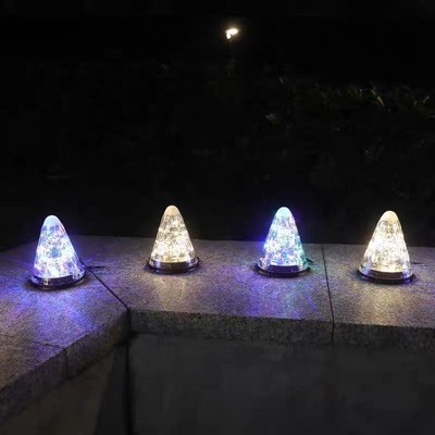 太阳能户外防水LED家用装饰灯别墅庭院灯室外花园挂树景观星星灯图2