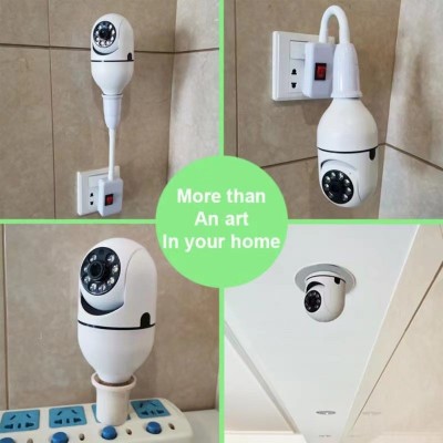 e27灯泡摄像头360度wifi远程家用监控摄像机智能高清夜视全彩灯头图3
