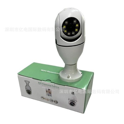e27灯泡摄像头360度wifi远程家用监控摄像机智能高清夜视全彩灯头图4