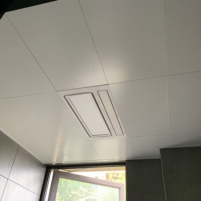 哑光纯白平面集成吊顶铝扣板全套批发厨房卫生间阳台餐厅300*600图3