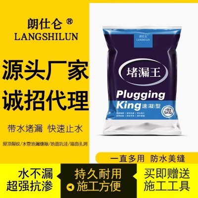 朗仕仑堵漏王水池屋顶裂缝防水补漏材料快干水泥水不漏填缝剂堵漏图4