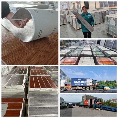 自沉吸4-5mm地板PVC Vinyl Loose Lay Flooring LVT Vinyl Tiles图4