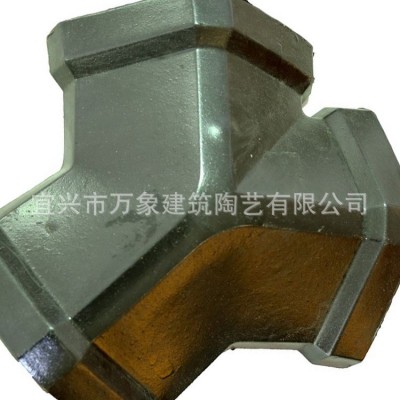 宜兴万象房屋建筑围墙三角三通瓦琉璃瓦片陶瓷瓦配件陶瓦片西式 1片起批图4