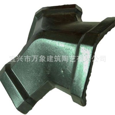 宜兴万象房屋建筑围墙三角三通瓦琉璃瓦片陶瓷瓦配件陶瓦片西式 1片起批图3