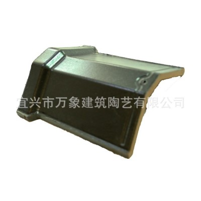 厂家直~销陶瓷瓦 西式感瓦片/工程瓦别墅瓦屋顶瓦酒店陶瓷脊瓦 1片起批图3