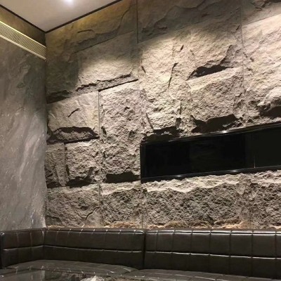 PU蘑菇石石皮背景墙墙庭院别墅室内外仿真文化石轻质石材现货批发图3