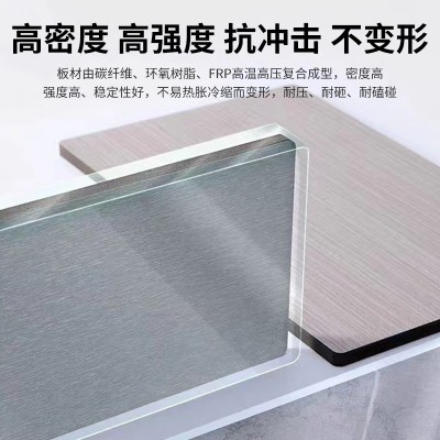源头工厂木饰面板材金属碳炎板集成墙板直供酒店工程吊顶装饰板材图3