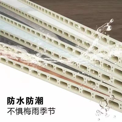 竹木纤维集成墙板快装墙板护墙板装饰板装修材料墙面吊顶全屋整装图3