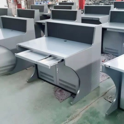 电脑操作台弧形双联 频视监控指挥中心调度台 机房电脑操作台图2