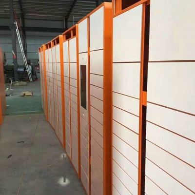 组合式指纹型物业快递柜快递包裹柜不锈钢品质快递柜批发图4
