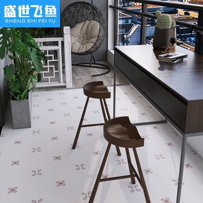 复古南洋花砖400x400 咖啡厅酒吧餐厅地砖卫生间厨房阳台庭院瓷砖图2
