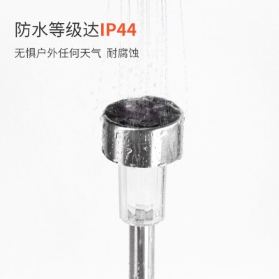 跨境太阳能不锈钢小管灯户外led家庭 庭院景观照明花园装饰草坪灯图3