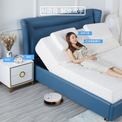AI语音电动床 德国按摩电动床垫多功能智能床手机APP升降电动床垫图3