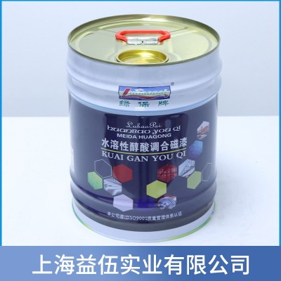 绿保醇酸调合磁漆中灰防锈漆户外栏杆漆金属漆醇酸油漆防腐漆12kg图2