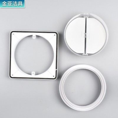 厂家供应透明双开止回阀油烟机家用厨房隔烟止逆阀密封好图2