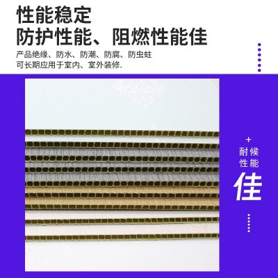 厂家批发 石塑集成墙板 P全屋整装PVC护墙板 酒店宾馆工程扣板图3
